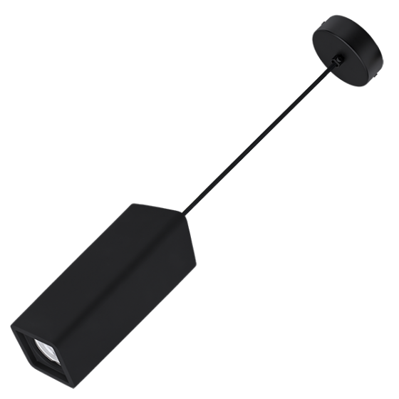 Світильник підвісний СВБ-П-002-250 (MR16, макс. 8W) чорний