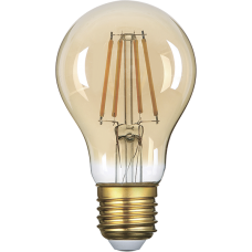 Лампа світлодіодна Hopfen FIL Amber A60 8 Вт E27 2800 К 220 В жовта