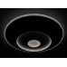 Світильник LED PICASO 72Вт, 3000-6000К, 300-6700 Лм, з пультом ДК+Aurora Borealis RGB, Ø500мм, білий/чорний, алюміній/акріл, HOPFEN