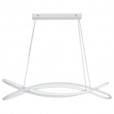 Люстра LED Astrid-100Вт WH, 100W, 3000-6400К, 300-8500lm, 880×185мм, алюм., белый, д/к, ULLATUS