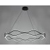 Люстра LED Astrid-132Вт BK, 132W, 3000-6400К, 300-11220lm, 1000мм, алюм., черный, д/к, ULLATUS