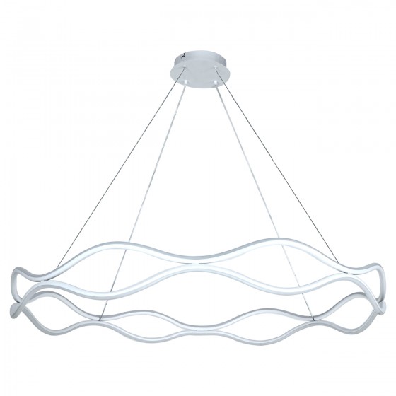 Люстра LED Astrid-132Вт WH, 132W, 3000-6400К, 300-11220lm, 1000мм, алюм., белый, д/к, ULLATUS