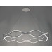 Люстра LED Astrid-132Вт WH, 132W, 3000-6400К, 300-11220lm, 1000мм, алюм., белый, д/к, ULLATUS