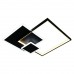 Люстра LED Auren-84 BK 84Вт, 3000-6400К, 300-7140 Лм, пульт ДУ, 500×500х70мм, черная, ULLATUS