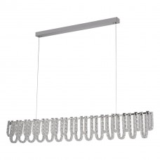 Люстра підвісна кришталева LED CRISTAL-ART 88Вт CHR 4500K, 7480Лм 1500+120х1200мм хром, NEW ARTIER