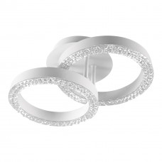 Люстра LED Christy-R-48Вт WH, 3000-6000К, 300-3840 Лм, пульт ДУ, 320х195х125мм, біл. NEW ARTIER