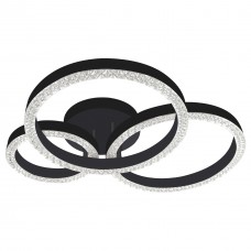 Люстра LED Christy-R-64Вт BK, 3000-6000К, 300-5120 Лм, пульт ДУ, 490х415х125мм, чор. NEW ARTIER