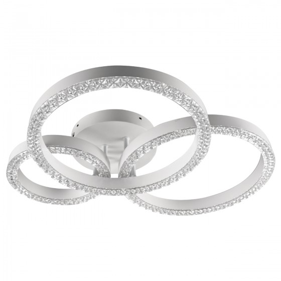 Люстра LED Christy-R-64Вт WH, 3000-6000К, 300-5120 Лм, пульт ДУ, 490х415х125мм, біл. NEW ARTIER