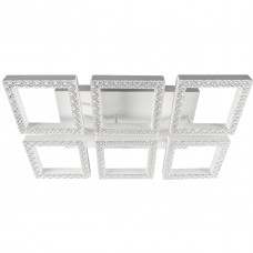 Люстра LED Christy-S-110Вт WH, 3000-6000К, 300-8800 Лм, пульт ДУ, 605х390х85мм, біл. NEW ARTIER