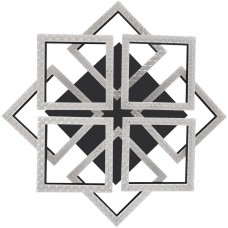 Люстра LED Christy-S-138Вт BK, 3000-6000К, 300-11040 Лм, пульт ДУ, 700х700х125мм, чор.,NEW ARTIER