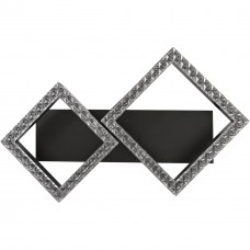 Люстра LED Christy-S-28Вт BK, 3000-6000К, 300-2240 Лм, пульт ДУ, 520х310х85мм, чор. NEW ARTIER