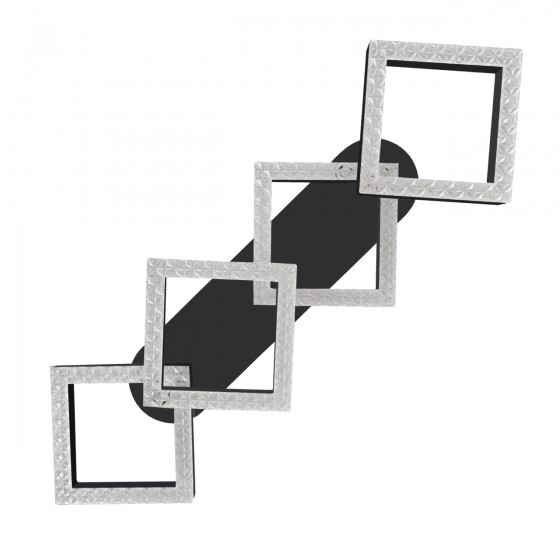 Люстра LED Christy-S-55Вт BK, 3000-6000К, 300-4400 Лм, пульт ДУ, 810х255х85мм, чорн. NEW ARTIER