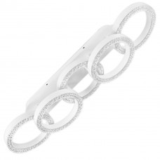 Люстра LED Christy-S-75Вт WH, 3000-6000К, 300-6000 Лм, пульт ДУ, 390х390х85мм, біл. NEW ARTIER