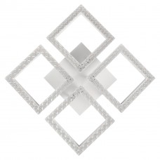 Люстра LED Christy-S-75Вт WH, 3000-6000К, 300-6000 Лм, пульт ДУ, 390х390х85мм, біл. NEW ARTIER