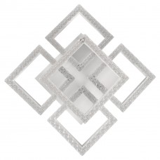 Люстра LED Christy-S-90Вт WH, 3000-6000К, 300-7200 Лм, пульт ДУ, 390х390х85мм, біл. NEW ARTIER