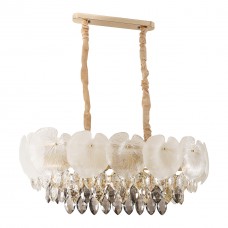 Люстра подвесная хрустальная Cris-Art Vela GL E14x12, 800x350x260мм, золото, метал, NEW ARTIER