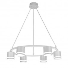 Светильник подвесной ELVA GX53-PD-6 WH, 6xGX53, 680x600х1000мм, белый, ULLATUS