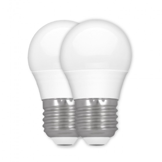 Лампа LED ULLATUS G45 8W E27 4500К 640 Lm 2 шт/уп