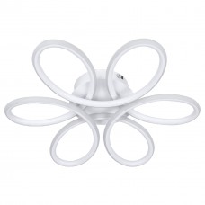 Люстра LED GEMINI 90Вт WH, 3000-6400К, 300-7650Лм, пульт ДУ, 500x495х110мм, білий, метал, V-WATT