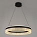 Люстра LED Krona-78Вт BK, 78W, 3000-6400К, 300-6630lm, 500×84мм, алюм., черный, д/к, ULLATUS