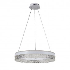 Люстра LED Krona-78Вт WH, 78W, 3000-6400К, 300-6630lm, 500×84мм, алюм., белый, д/к, ULLATUS