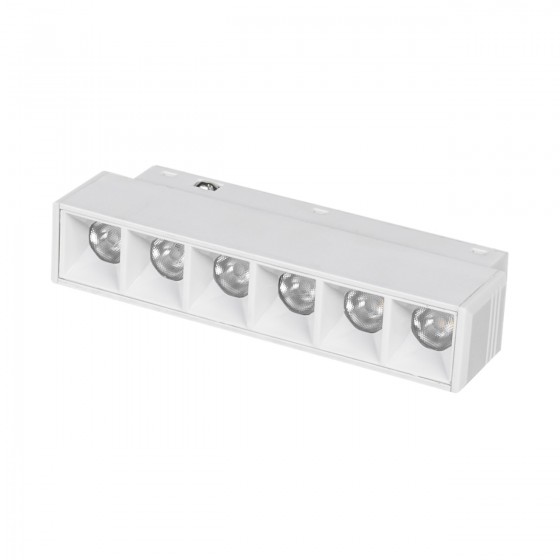 Светильник трековый магнитный LED LINIE-L 6 WH, 48В, 6Вт, 4500K, 480Лм, 110мм, белый, V-Watt