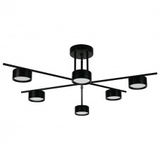 Светильник LIV GX53 C-6 BK, 6xGX53,720x700x263мм, черный, ULLATUS
