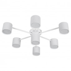 Светильник LIV GX53 C-6+1 WH, 7xGX53,595x578x140мм, белый, ULLATUS
