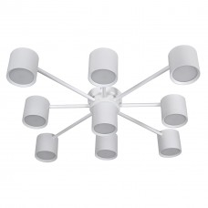 Светильник LIV GX53 C-8+1 WH, 9xGX53,750x750x140мм, белый, ULLATUS