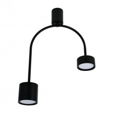 Светильник LIV GX53-2 CL BK, 2xGX53, 343x85x488мм, черный, ULLATUS