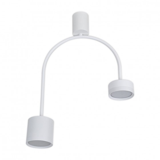 Светильник LIV GX53-2 CL WH, 2xGX53, 343x85x488мм, белый, ULLATUS