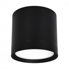 Светильник накл ТУБУС LIV GX53-S BK, 1х35 Вт GX53, 80x85мм, черный, +пружинное крепление, ULLATUS