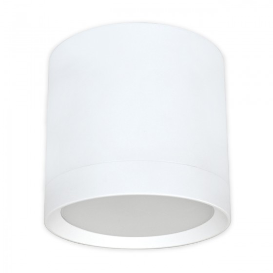 Светильник накл ТУБУС LIV GX53-S WH, 1х35 Вт GX53, 80x85мм, белый, +пружинное крепление, ULLATUS