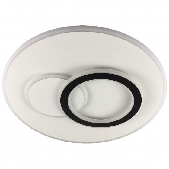 Люстра LED Lyra-88 WH 88Вт, 3000-6400К, 300-6800 Лм, пульт ДУ, 460×60мм, белая, ULLATUS