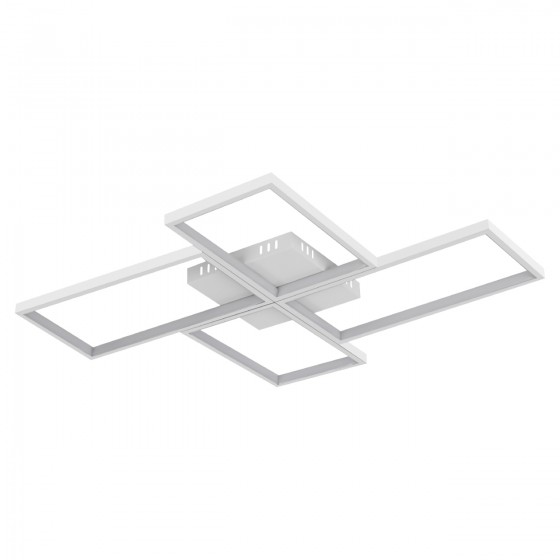 Люстра LED Martin-100Вт WH, 3000-6000К, 300-8000 Лм, пульт ДУ, 800х600х60мм, біл. NEW ARTIER