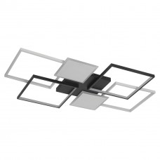 Люстра LED Martin-120Вт BK/WH, 3000-6000К, 300-9600 Лм, пульт ДУ, 900х600мм, чорн/біл., NEW ARTIER