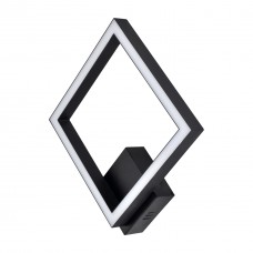 Бра Led RIKDOM-20-BK 20Вт, 1600 Лм, 3000-4000-6000К, 240×240мм, чорний, метал, V-Watt