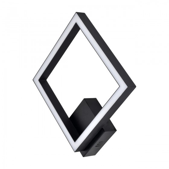 Бра Led RIKDOM-20-BK 20Вт, 1600 Лм, 3000-4000-6000К, 240×240мм, чорний, метал, V-Watt