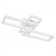 Люстра LED RIKDOM-3S WH 50Вт, 3000-6000К, 300-4000Лм, пульт ДУ, 635x345, алюм/акр,біл, Sensio