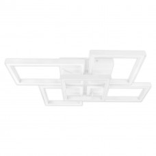 Люстра LED RIKDOM-5S WH 100Вт, 3000-6000К, 300-8000Лм, пульт ДУ, 710x490х95, алюм.,біл., Sensio