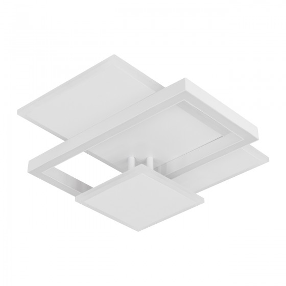 Люстра LED RIKDOM-62-WH 62Вт, 3000-6000К, 300-4960 Лм, пульт ДУ, 380×345мм, білий, метал, V-WATT