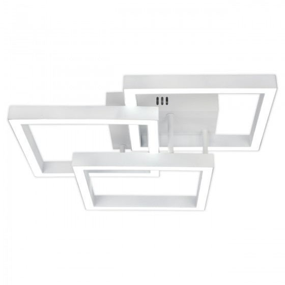 Люстра LED RIKDOM-65-WH 65Вт, 3000-6000К, 300-5200 Лм, пульт ДУ, 415×360мм, білий, метал, V-WATT