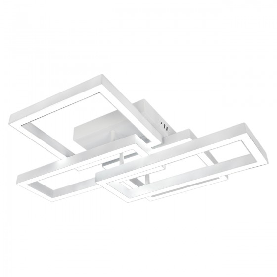 Люстра LED RIKDOM-77-WH 77Вт, 3000-6000К, 300-6160 Лм, пульт ДУ, 550×453мм, білий, метал, V-WATT