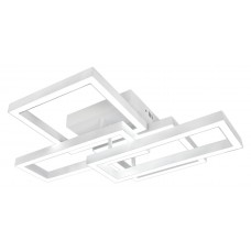 Люстра LED RIKDOM-82-WH 82Вт, 3000-6000К, 300-6560 Лм, пульт ДУ, 560×480мм, белый, металл, V-WATT