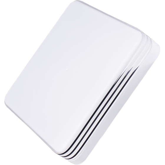 Светильник LED RINGLIV 25S 25Вт, 2500 Лм, 4500К, 180x180мм, білий, ULLATUS