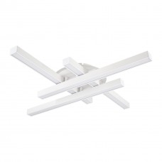 Люстра LED Rainart-4-1 WH 75Вт, 3000-6000К, 300-6000 Лм, пульт ДУ, 700×700мм, білий, NEW ARTIER