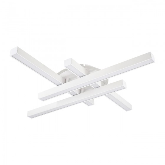 Люстра LED Rainart-4-1 WH 75Вт, 3000-6000К, 300-6000 Лм, пульт ДУ, 700×700мм, білий, NEW ARTIER