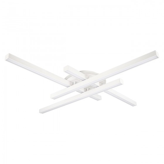 Люстра LED Rainart-4-1-L WH 85Вт, 3000-6000К, 300-6800 Лм, пульт ДУ, 900×900мм, білий, NEW ARTIER