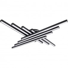 Люстра LED Rainart-8-1 BK 170Вт, 3000-6000К, 300-13600 Лм, пульт ДУ 1120×1120мм чорий, NEW ARTIER