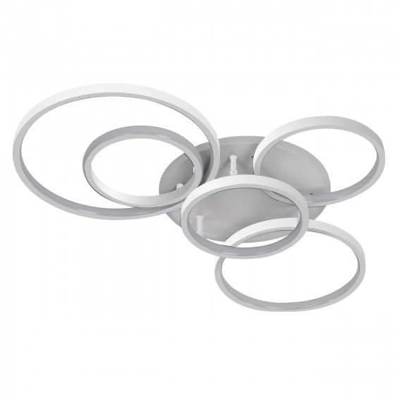 Люстра LED Rondart-90Вт WH, 3000-6000К, 300-7200 Лм, пульт ДУ, 800х520х120мм, біл. NEW ARTIER